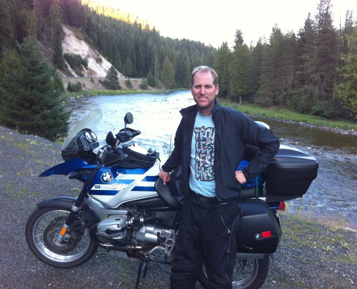 Scott G. Nelson at the Selway River in Idaho
