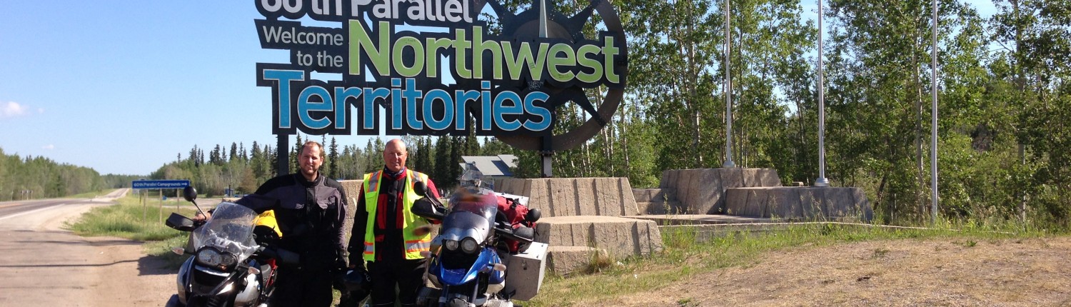 60th Parallel Sign, Northwest Territories, Canada