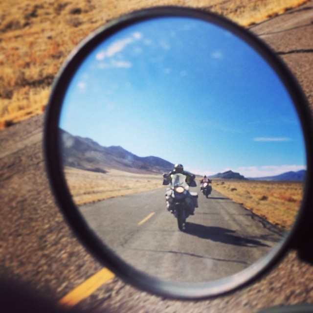 Riding motorcycles in the Utah desertd