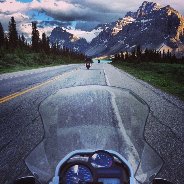 Motorcycle Touring in Banff National Park