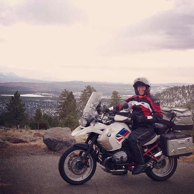 Motorcycle Touring on Boulder Mountain, Utah