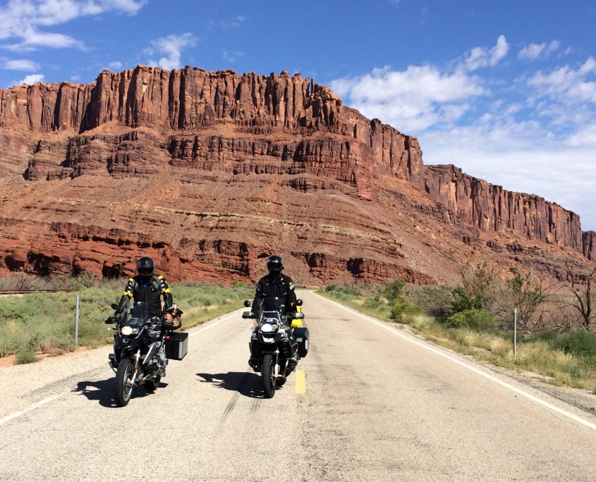 Ray and Tony headed for the Shafer Trail