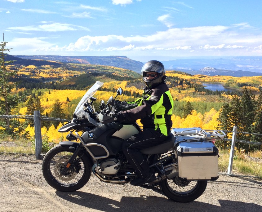 Steve Motorcycle Touring in Grand Mesa, Colorado